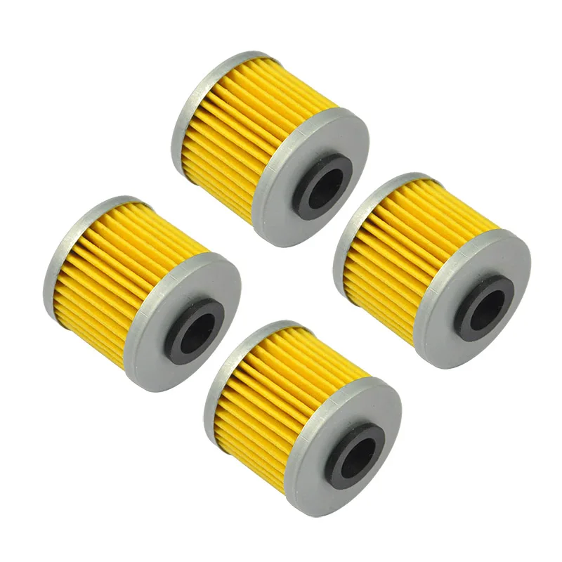 

4pc Motorcycle Oil Filter For LML Scooter 200 Star 4T 11-15 For Suzuki FL125 07-09 RM-Z250 04-06 RMX450 10-13 RM-Z450 05-17