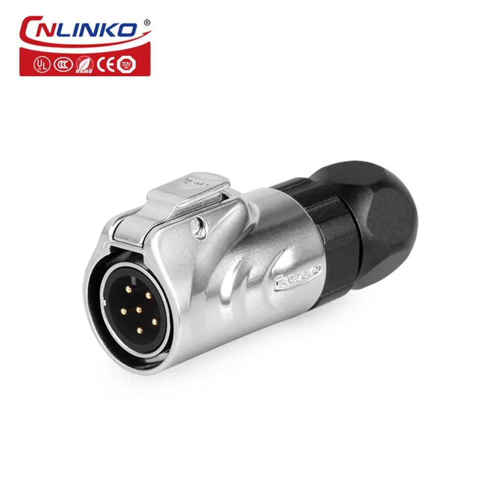 CNLINKO LP12 6-контактный IP67 Водонепроницаемый Автомобильный Электрический штекер и