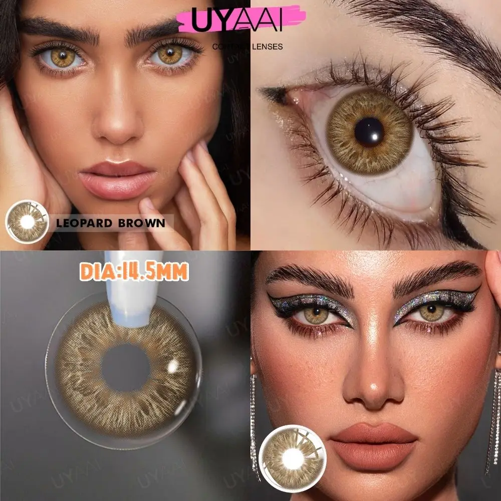 2 шт. Модные Контактные линзы для макияжа мужчин и женщин