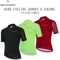 keyiyuan high quality summer short sleeve man downhill mtb bicycle clothing breathable cycling shirt ropa ciclismo hombre mtb