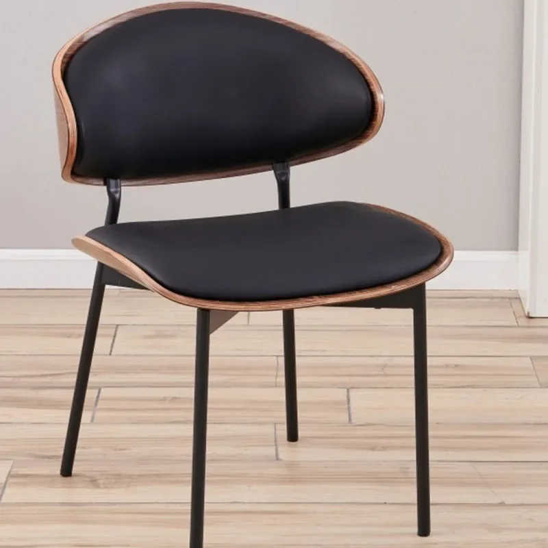 

Кожаная современная металлическая элегантная Подушка, кухонный стул, стол, поддержка спинки, мебель для дома