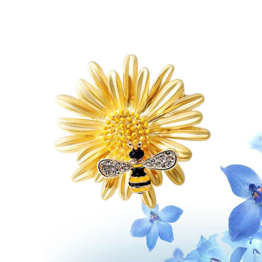 

Брошь в виде подсолнуха, эмалированная брошь в виде Маргаритки
