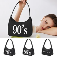 2022 underarm bags women shoulder bags retro street handbag all match casual commute organizer bag years print pattern