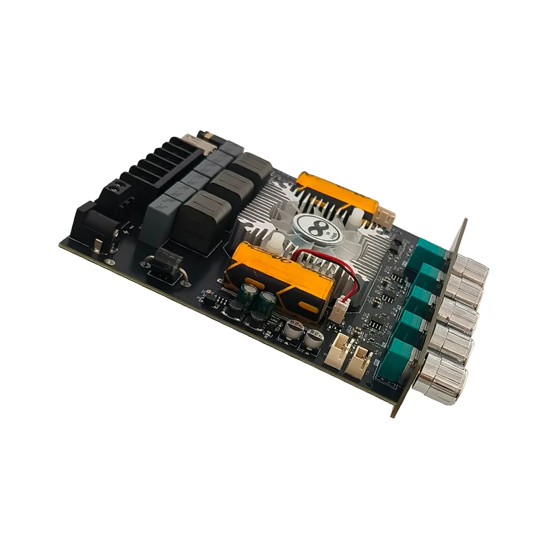 Фото ZK-AS21 2G AAC Декодирующий 2.1-канальный аудиомодуль усилителя TPA3255 с Bluetooth, регулировкой высоких и низких частот, 220Вт +220Вт +350Вт, TWS №1