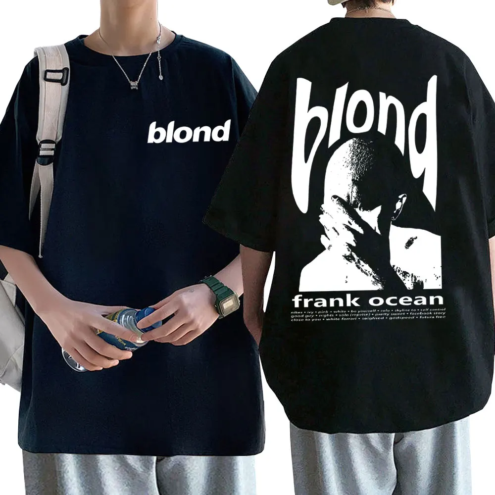 Популярная Ретро футболка певица R &amp B Фрэнка в стиле хип-хоп Модные мужские и