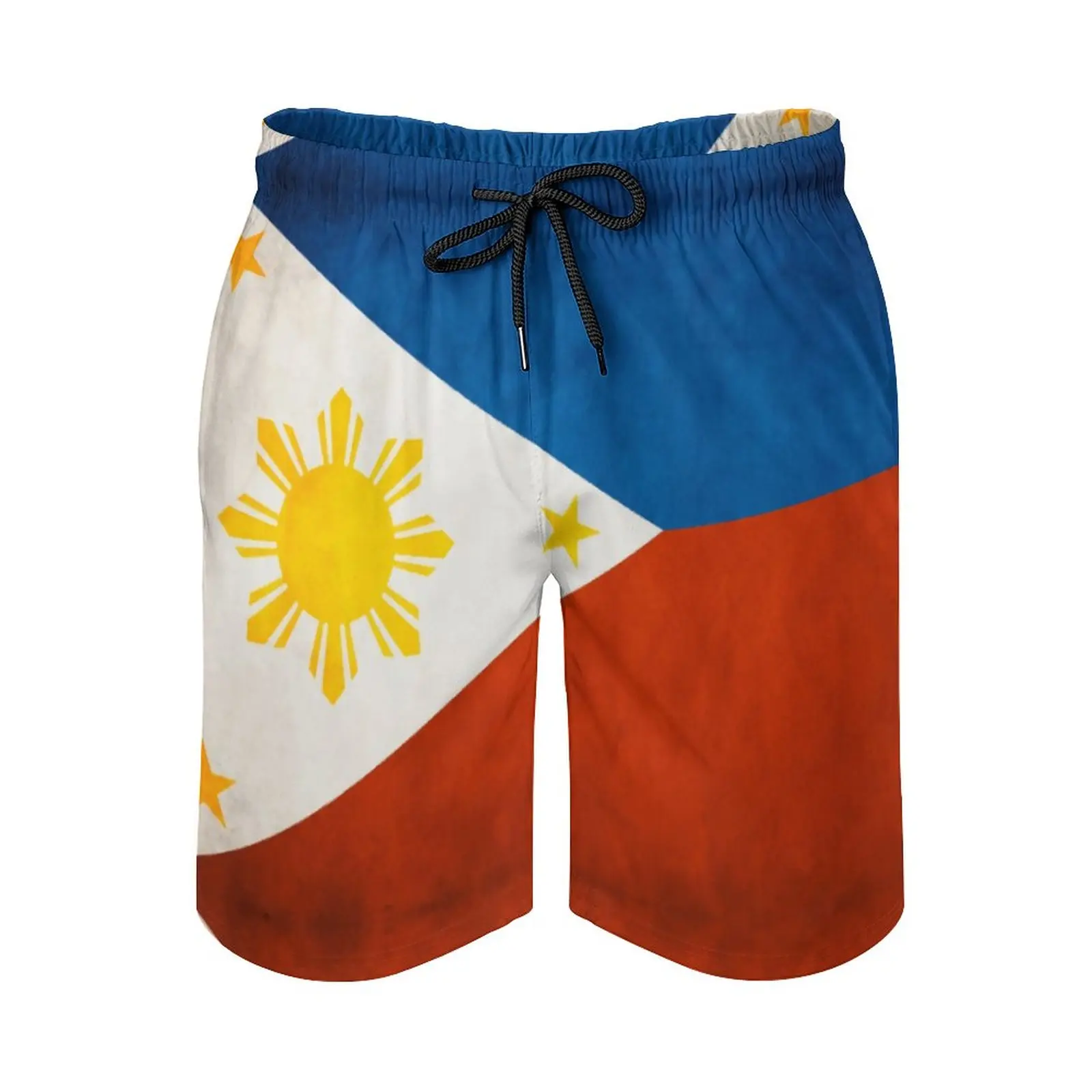 

Beach Pants Anime Causal Philippines Philippines Flag National Flag of Philippines Filipino Flag Breathable Quick Dry Graphic