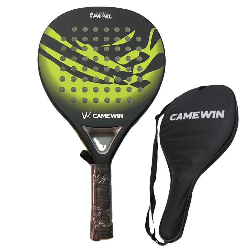 

Porfessional High Quality Carbon And Glass Fiber Beach Tennis Racket EVA Face Tennis Racquet With Protective Bag Cover -40