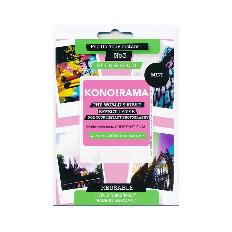 

KONO!RAMA Instax Mini Film Effect Filter Set