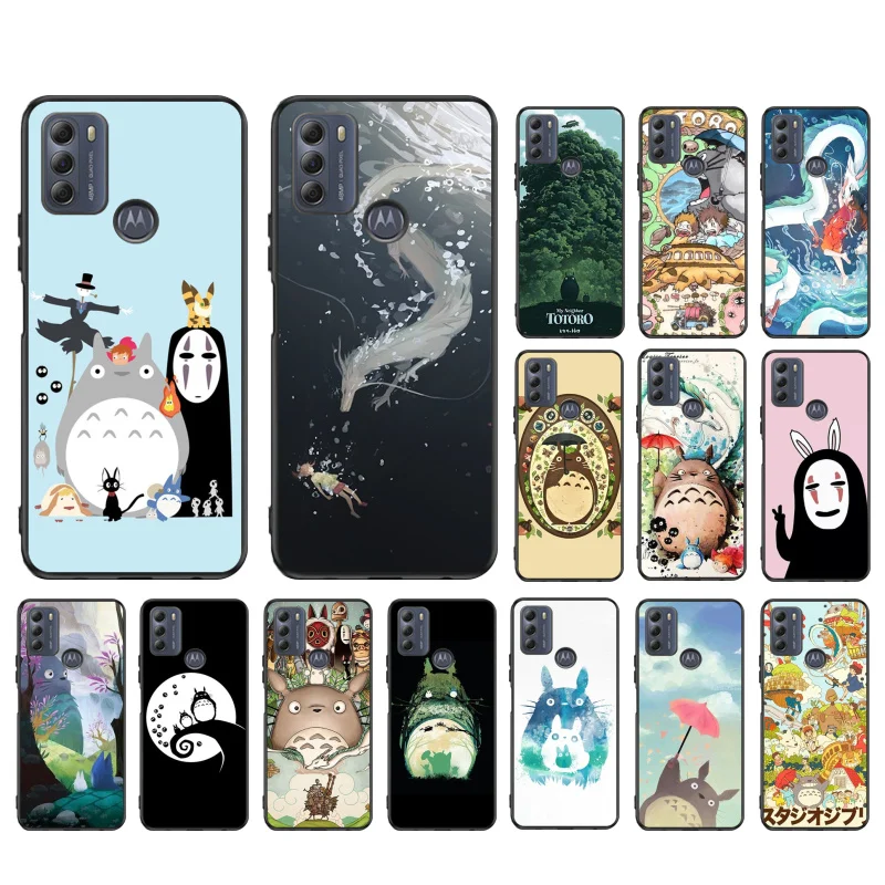 

Cute Totoro Ghibli Miyazaki Anime Phone Case for Motorola Moto G9 Plus G7 G8 Play G7 Power G100 G20 G60 One Action Macro