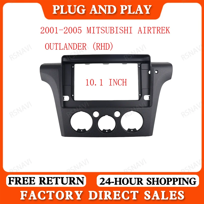 Рамка для радиоприемника 10 1 дюйма MITSUBISHI AIRTREK OUTLANDER 2001-2005 RHD GPS-навигация стерео