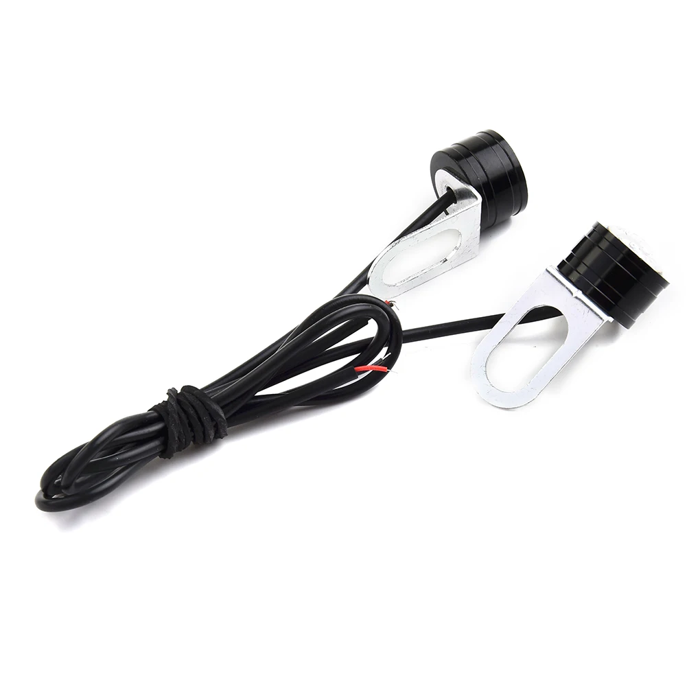 

1 Pair Motorcycle Spotlight Headlight Auxiliary Spotlight Ice Blue Lens LED Headlight Daytime Running Light Motorcycle Dirt Bike