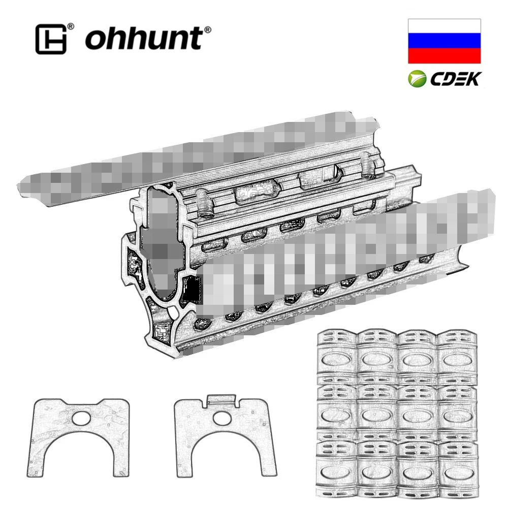 

ohhunt Universal 2-Piece Construction 20mm Scope Mounts for Black