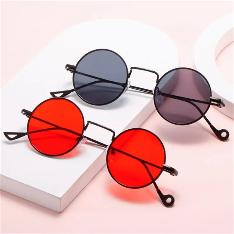 

Steampunk Sunglasses Retro Sun Glasses Unisex Goggles Anti-UV Spectacles Round Frame Eyeglasses Alloy Ornamental A++