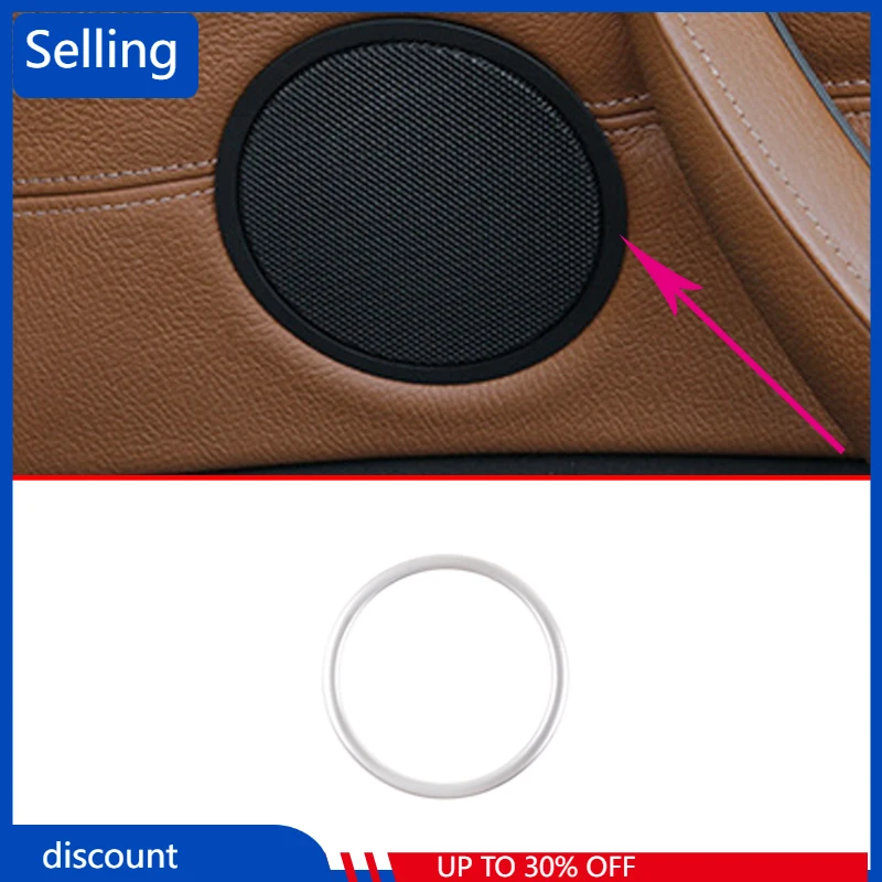 

Отделка кольца для дверного динамика из нержавеющей стали для BMW X5 X6 E70 E71 2008-2013, автомобильные аксессуары cc