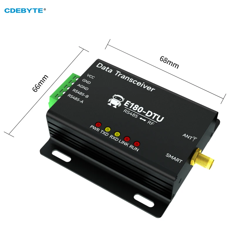 

EFR32MG1B Zigbee 3.0 Беспроводная станция передачи данных RS485 20 дБм CDEBYTE E180-DTU(Z20-485) DC8 ~ 28V Zigbee приемопередатчик данных