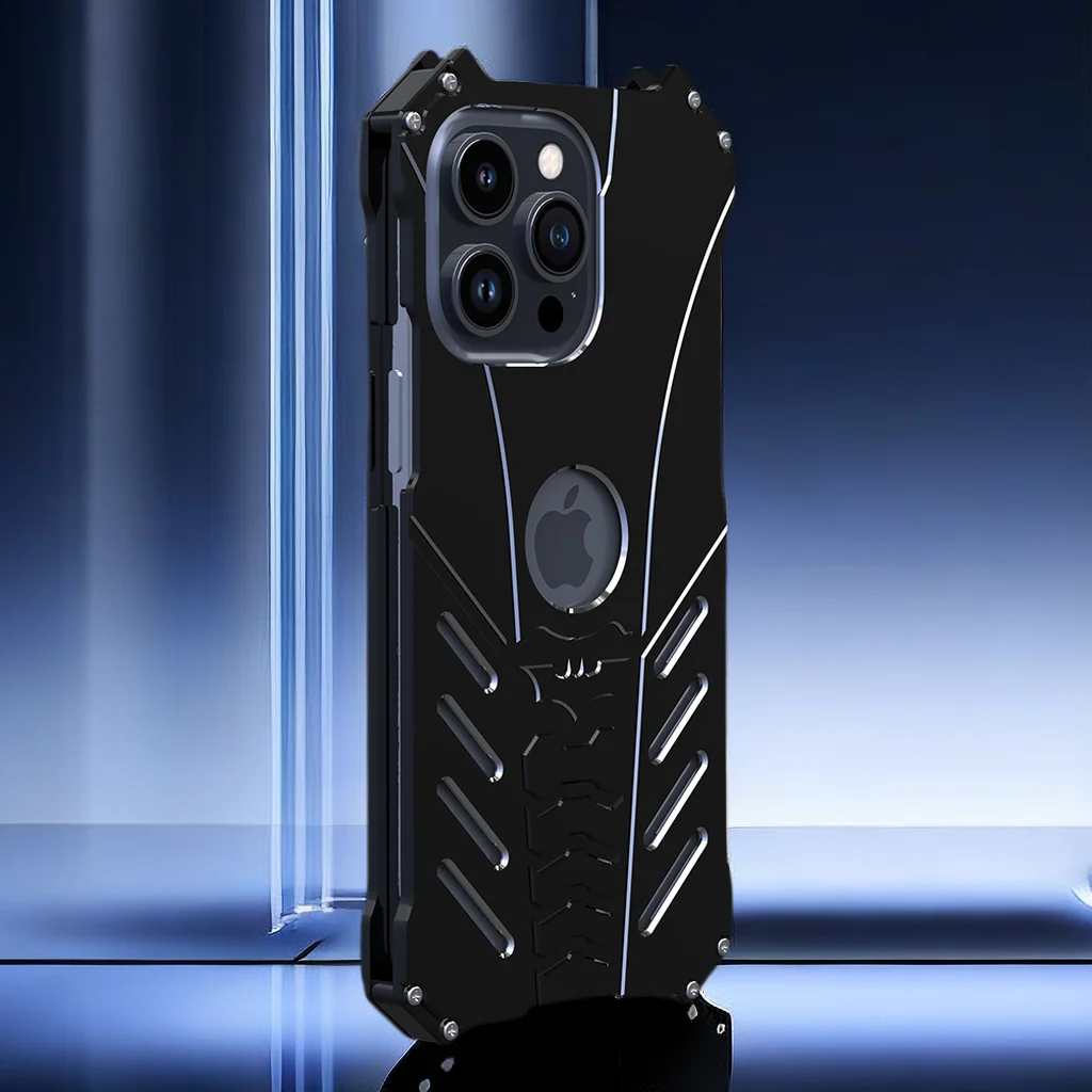 Новый модный мужской Алюминиевый металлический чехол для Apple iPhone 15 pro max Plus 12 13 Pro Max