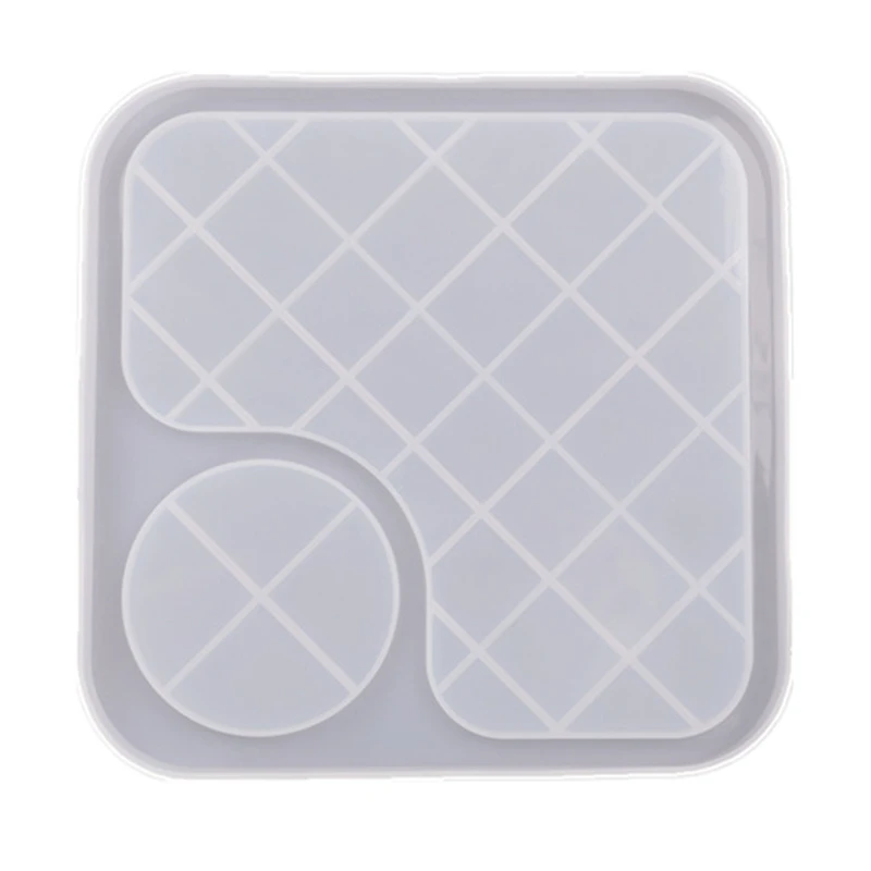 

Сделай Сам, Хрустальная стеклянная кружка, поднос для завтрака, обеденная тарелка, зеркальная силиконовая форма для смолы, украшение для до...