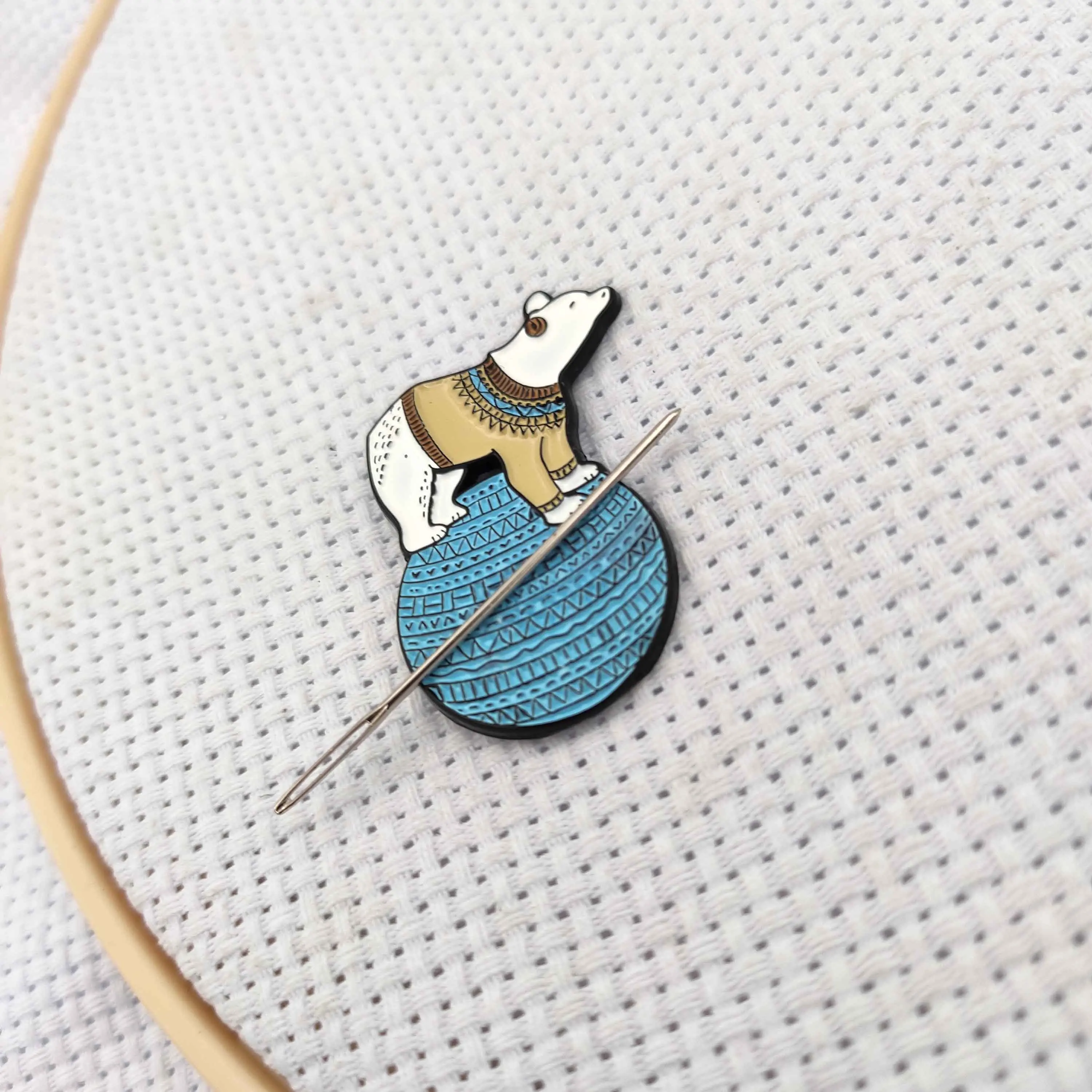 Магнитный держатель игл для вышивки Иглодержатель вышивания с изображением