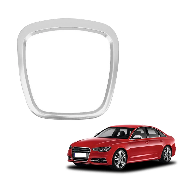 Для Audi A3 8P S3 A4 B6 B7 B8 A5 A6 C6 Q7 Q5 декоративная наклейка хромированная рамка рулевого