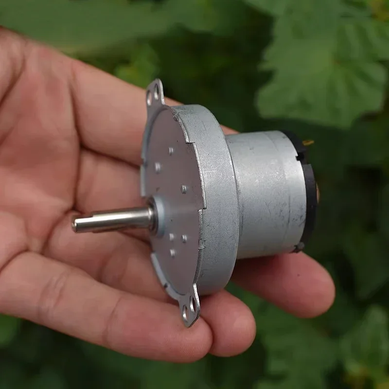 Мини 49 мм коробка передач редукторный двигатель DC 3 в 46 об/мин медленная скорость