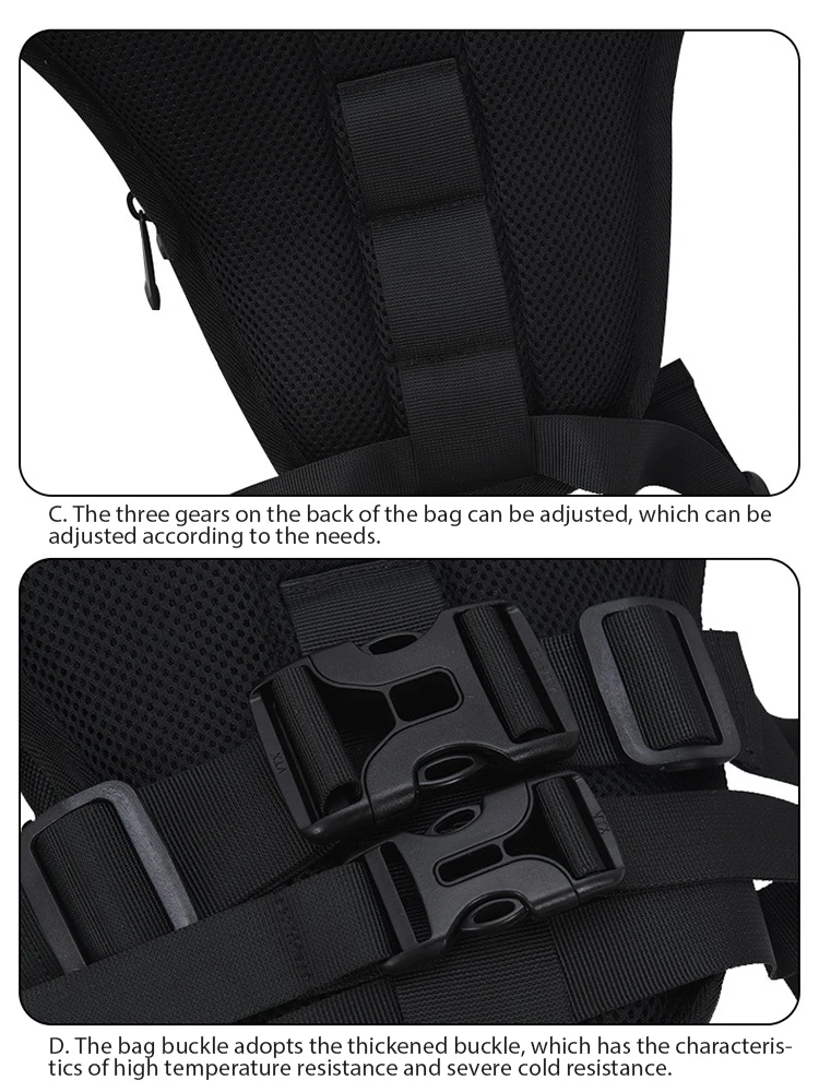 Motorcycle leg bag men's motorcycle waist bag men's messenger bag sports multi-function tactical bag waterproof riding equipment