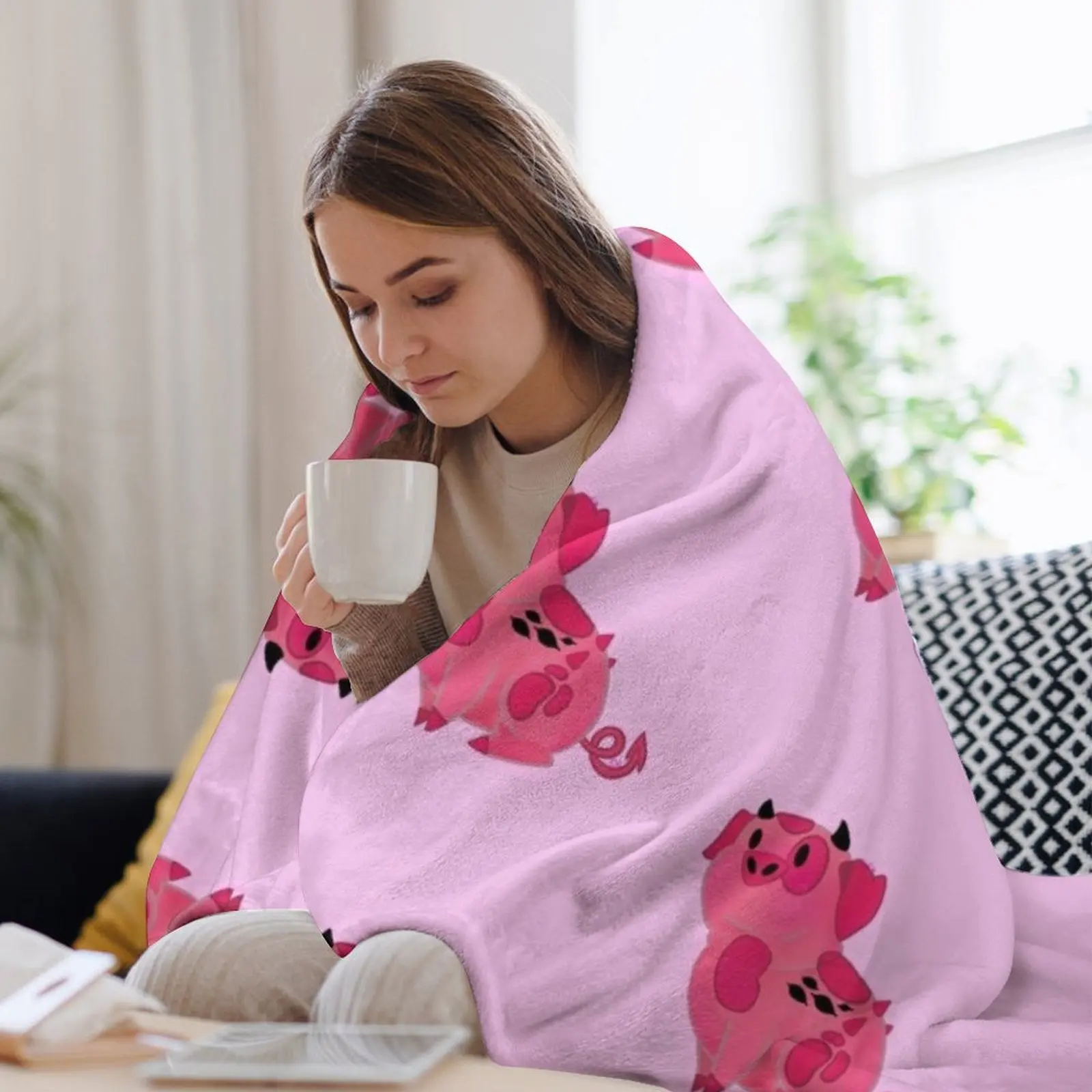 Одеяло для кемпинга с толстыми самородками манга одеяла ретрос