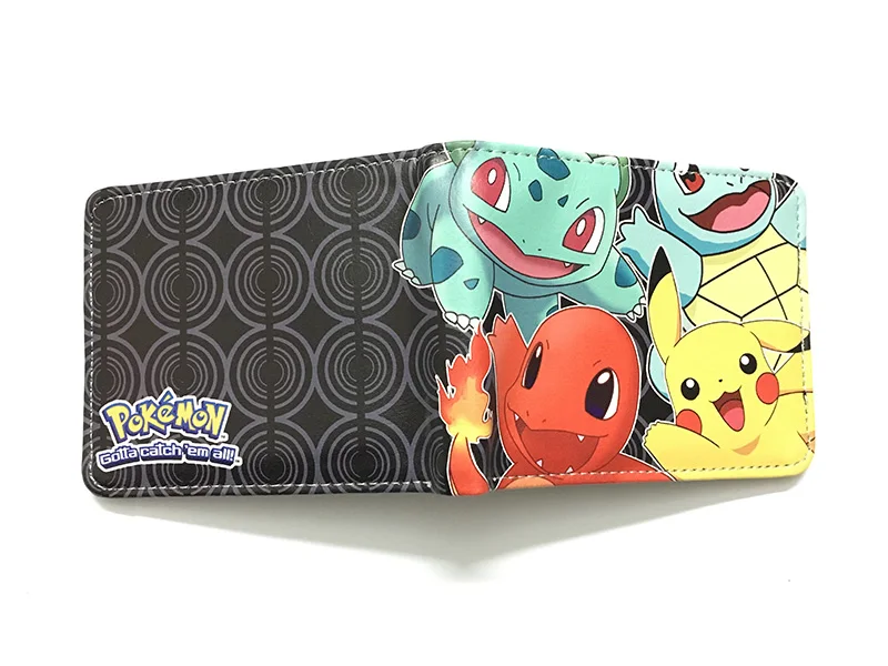 Мультяшный аниме кошелек детский короткий с карманом для монет |