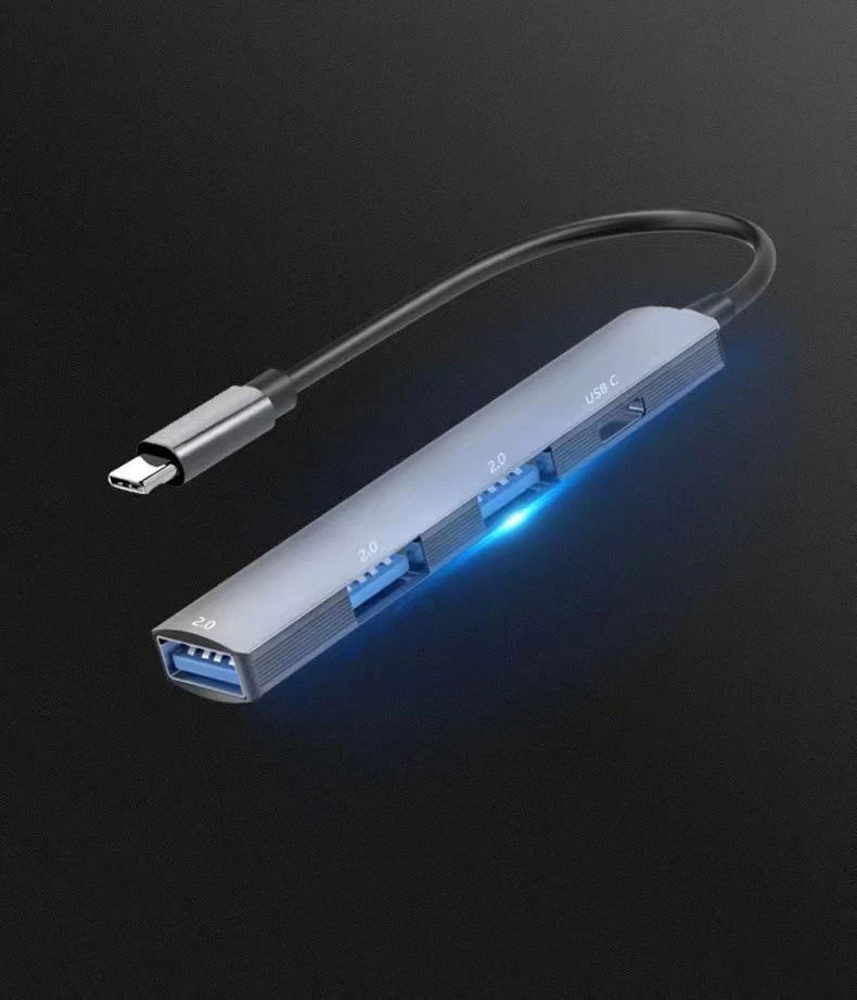 

HKFZ 4 In 1 Usb Type C Hub Usb 3.0 Hub Type C Expansion Dock High Speed Splitter Adapter OTG USB Hubs For PC Aming Computer