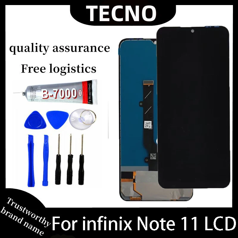 

Original screen of Infinix Note 11 x663 x663b, installation spare parts for digitizer with LCD touch screen