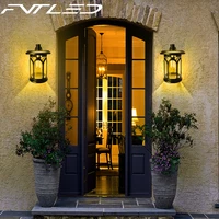 fvtled outdoor solar led lights with body motion sensor no wiring required european solar garden decoration wall sconce light