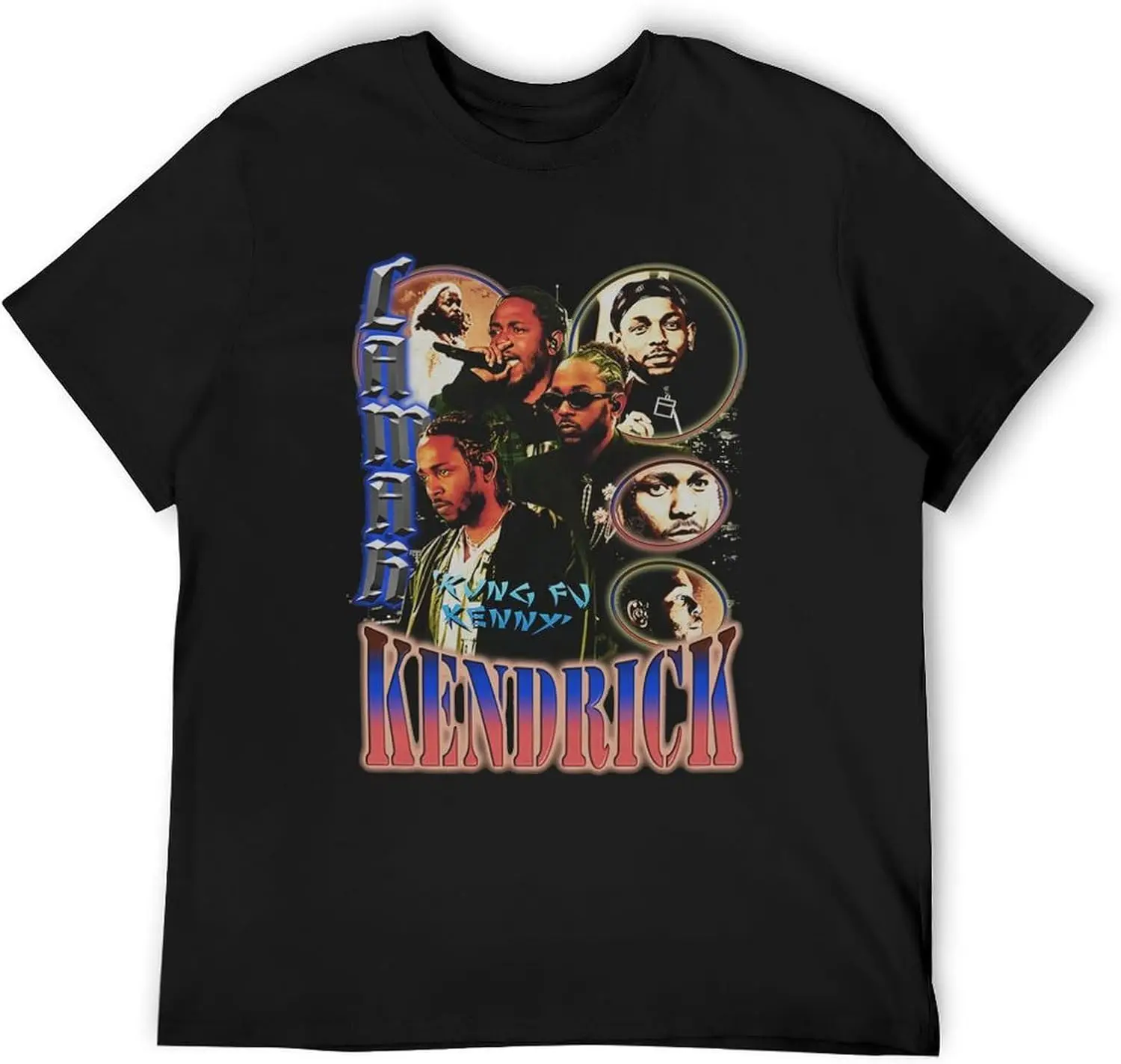 Мужская футболка Kendrick Music Lamar Rapper хлопковая Повседневная с коротким рукавом