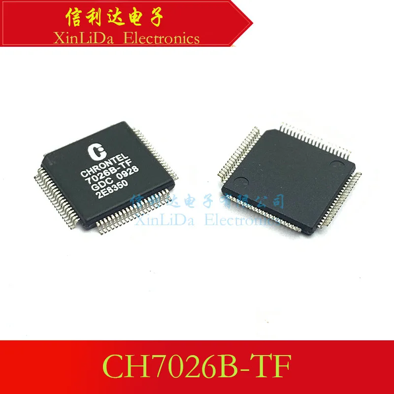 CH7026B-TF CH7026B CH7026 LQFP80 чип для Codec, видеовыход, новый и оригинальный процессор