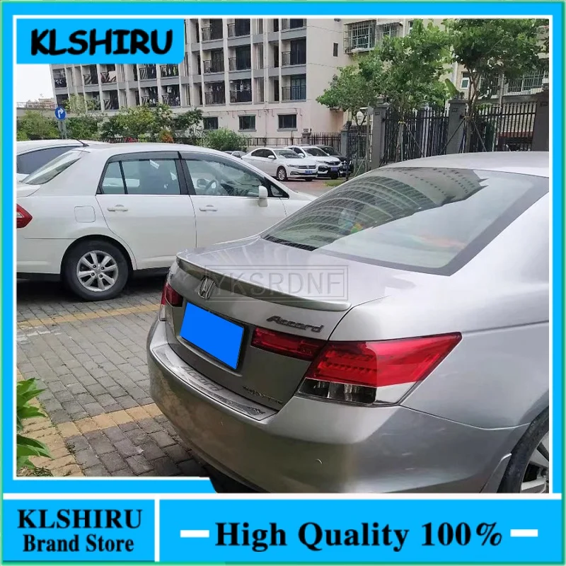 

For HONDA Accord 8th Spoiler 2008 2009 2010 2011 2012 2013 High Quality ABS Material Car Rear Wing Primer Color Rear Spoiler