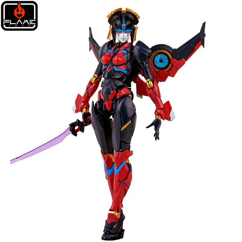 

In Stock Original FLAMETOYS FURAI MODEL Windblade TRANSFORMERS Assembly Model Collection Action Figure Toys Gifts