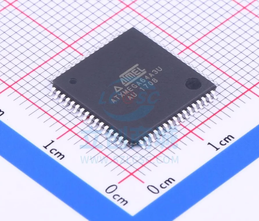 1 PCS/LOTE ATXMEGA64A3U-AU package TQFP-64 new original genuine microcontroller IC chip