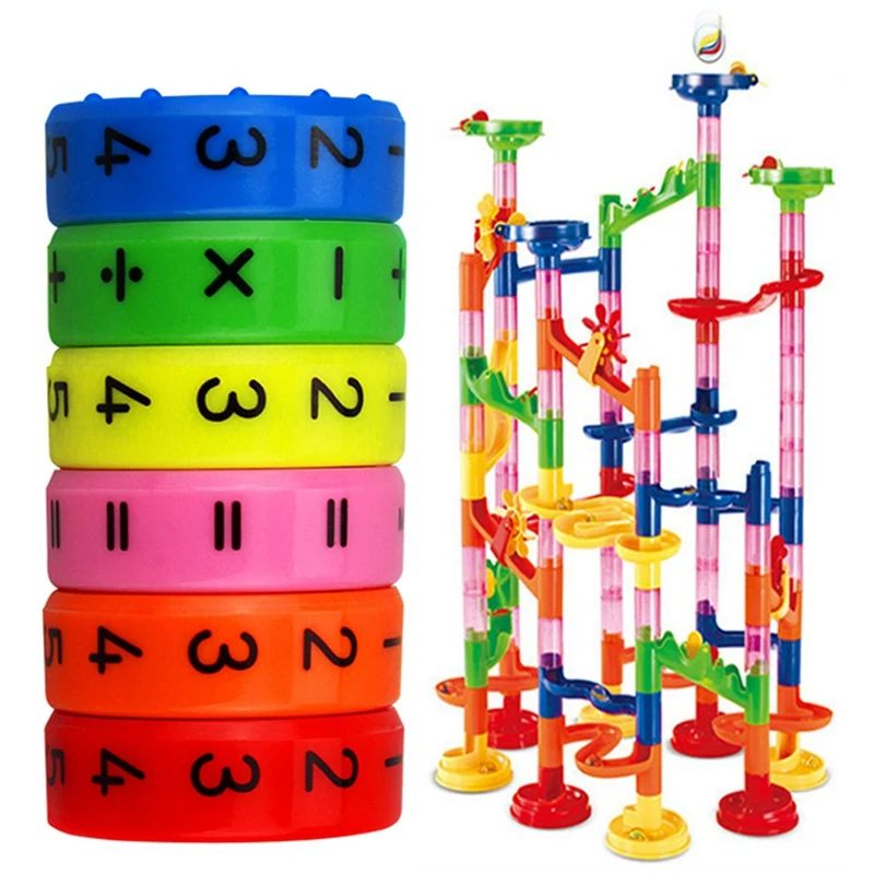 

Пластиковые цифры «сделай сам», детские игрушки и 1 Набор «сделай сам», лабиринт с шариками, трек, строительные блоки, игрушки, 1 комплект