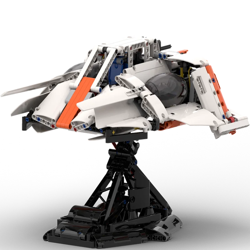 906 шт. модель мозаики космическая война снег летающий автомобиль креативная
