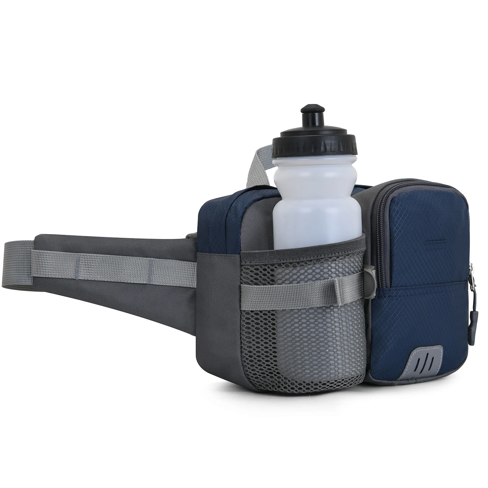 Outdoor Sports Waist Pack with Water Bottle Holder Bum Bag Waist Pouch  Hiking Cycling Running