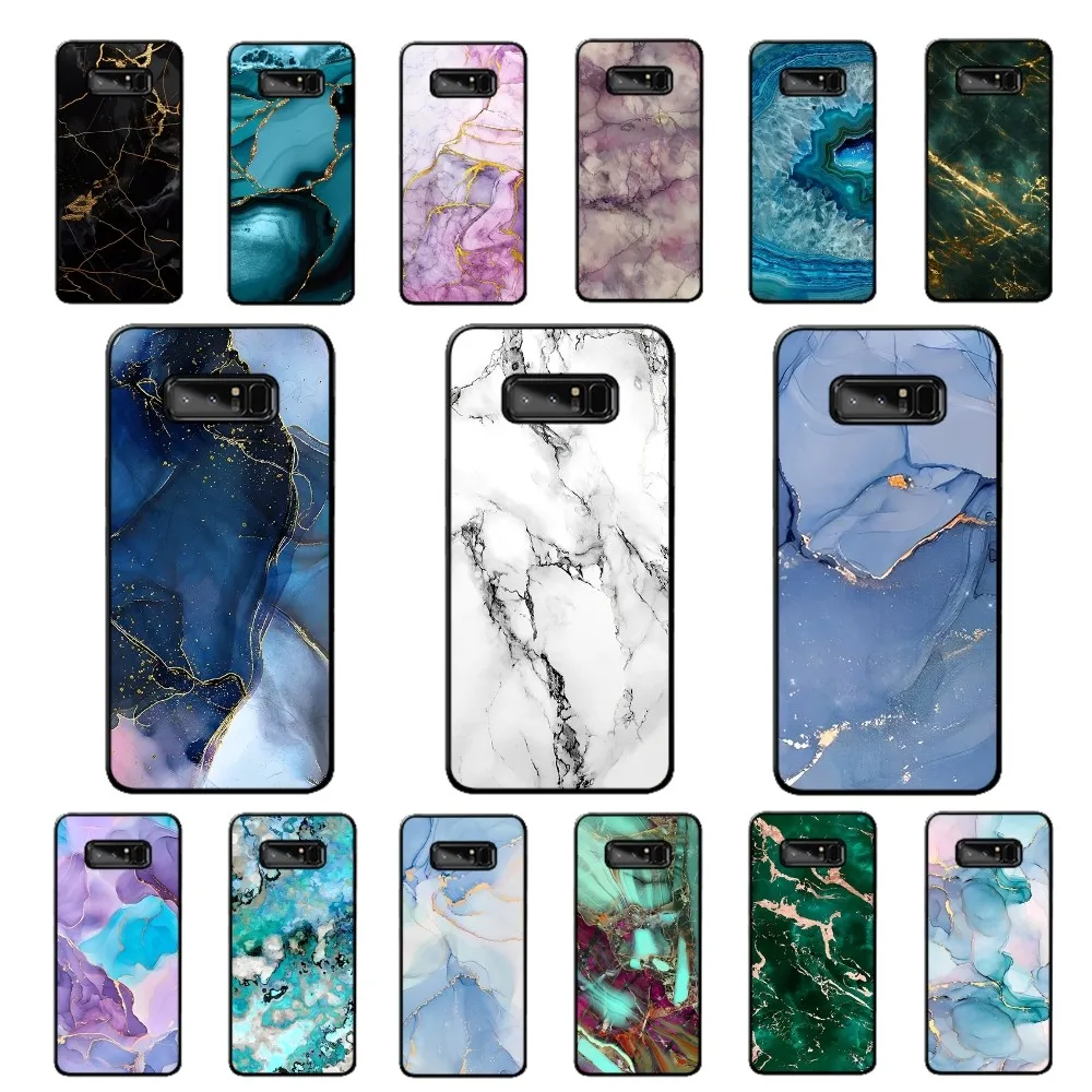 

Marble Pattern Phone Case For Samsung Note 8 9 10 20 pro plus lite M 10 11 20 30 21 31 51 A 21 22 42 02 03