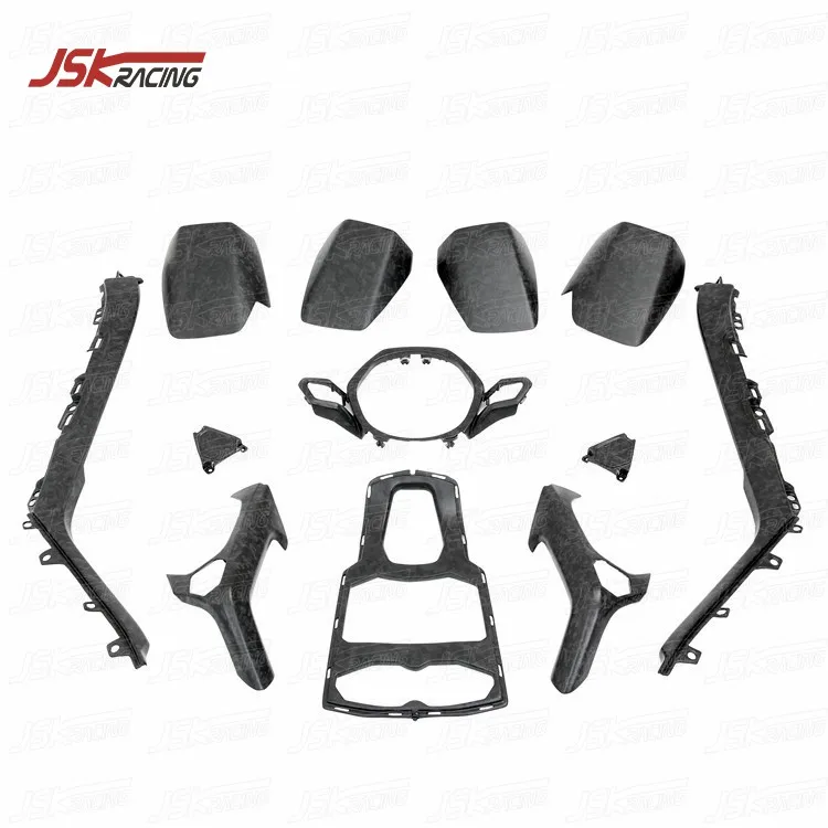 Матовая Мягкая деталь (12 шт.) AUSSETZ для 2014-2019 LAMBO HURACAN CARBON-FIBER-INTERIER LP640