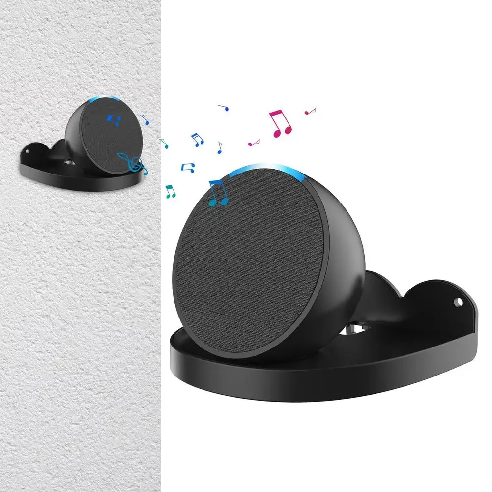 

Speaker Wall Mount Holder Audio Bracket Shelf Space Saving Stable Bracket Compatible For Echo POP Speaker Stand
