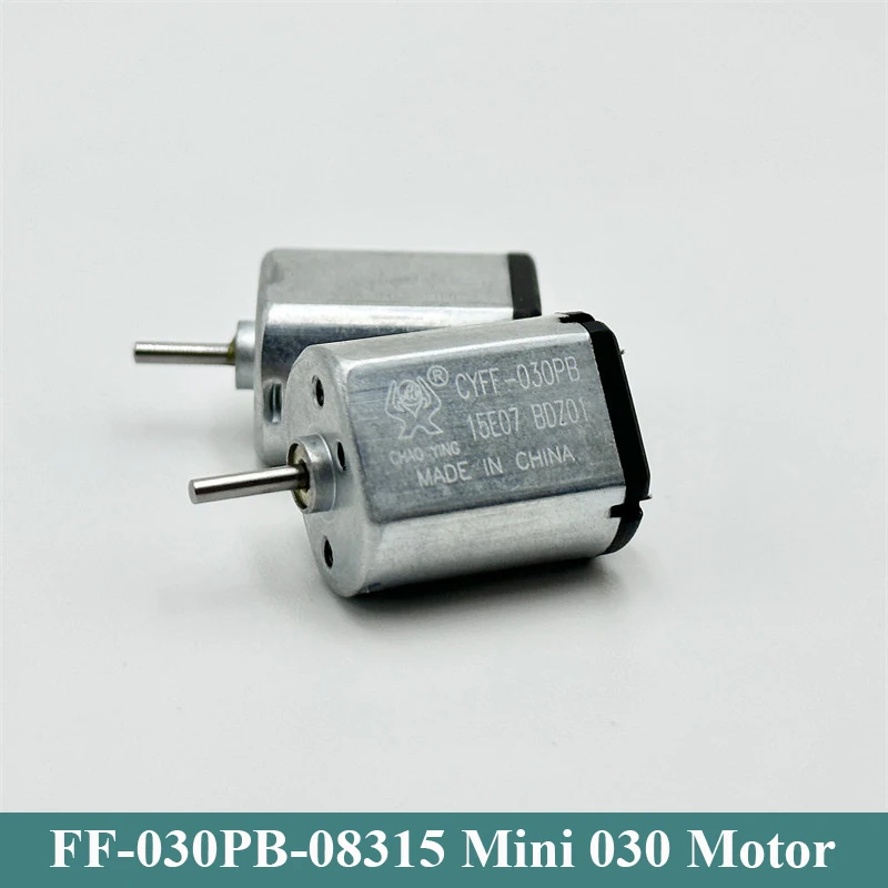 

1PC FF-030PB-08315 Micro 030 Motor DC3V 5V 6V 9V 15300RPM Precious Metal Brush Mini 15mm*12mm Electric Motor DIY Audio AV Device