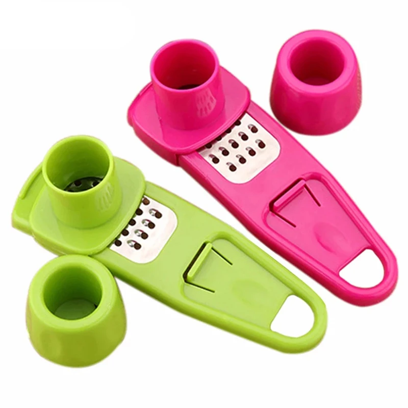 

Mashed Garlic Presses Crusher Peeler Stainless Steel For Kitchen CleanTools Creative Grinder Vegetables Fruits Cutter Press