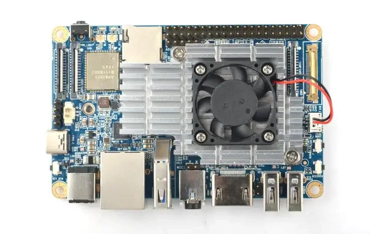 Для nanopc T4 rk3399 удобный регулируемый специальный PWM охлаждающий вентилятор disipador Heat