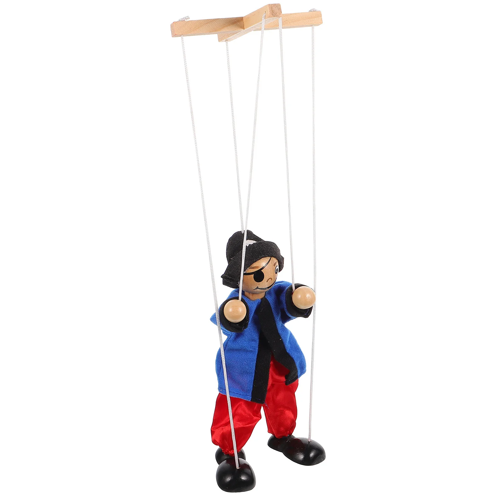 

Safigle Puppet Wooden Pirate Marionette String Puppet Creative Marionettes Sting Puppets Kids Silly String Puppets String Toy