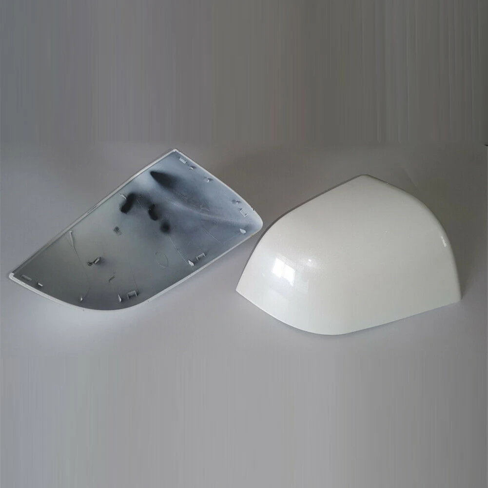 

For Tesla Model 3 2016-2021 A Pair Door Exterior Mirror Cap Cover White 17-19 Mirror Cover Cap