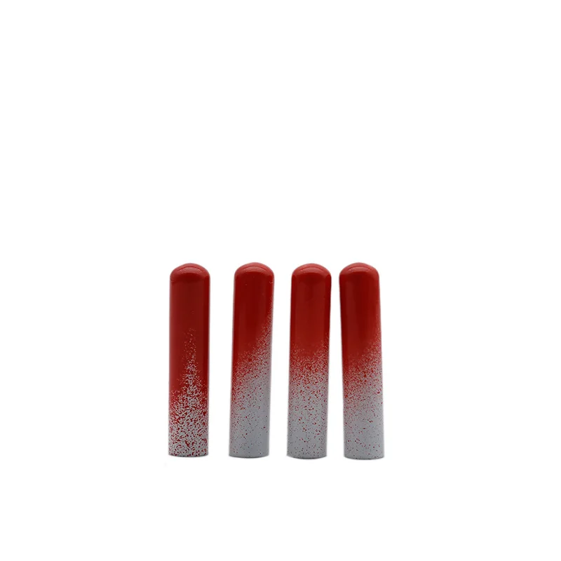 

Weiou 2.4CM*5MM Red&White Spray Painting Shoelace's Ends Strong Sneaker Rope's Heads New Aglets With Cockscomb 4 Pcs/Lot