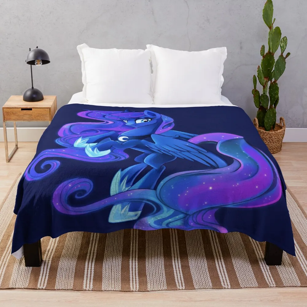 

Princess Luna Throw Blanket fuzzy blanket crochet blankets