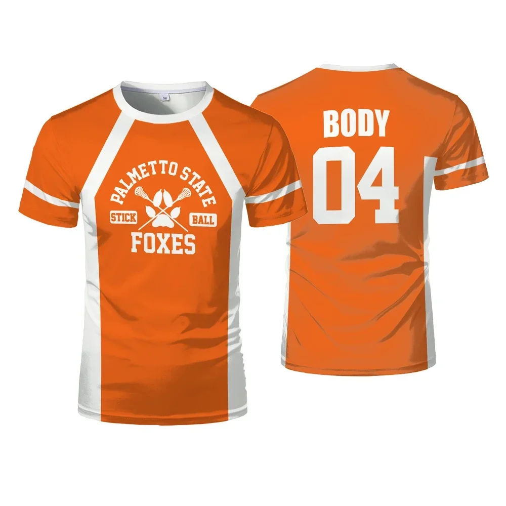 Фото Новый Foxhole Court Palmetto State Foxes Lacrosse Джерси Косплей WILDS MINYARD 3D футболка мужские футболки с короткими рукавами топ №2
