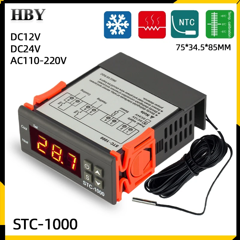 

Цифровой регулятор температуры со светодиодной подсветкой